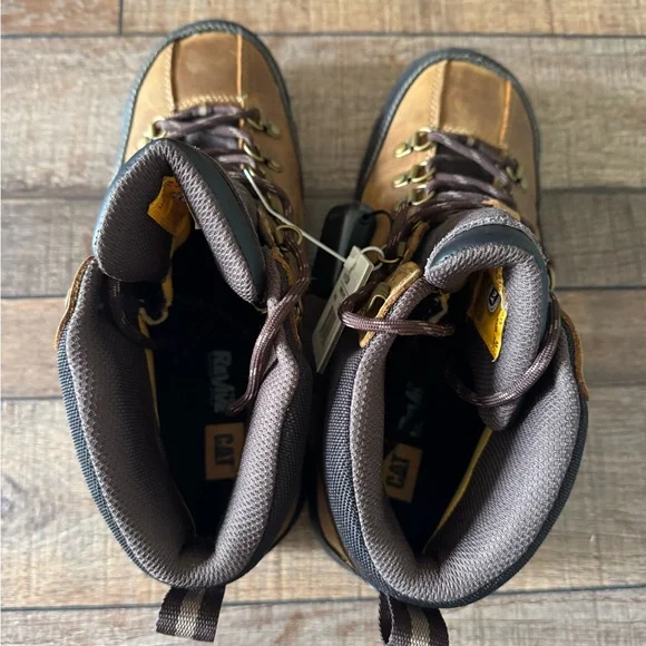 Caterpillar Brown and Black Leather Boots
